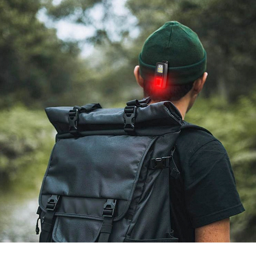 Running Gear Equipment - Led Clip On Light Rechargeable Safety