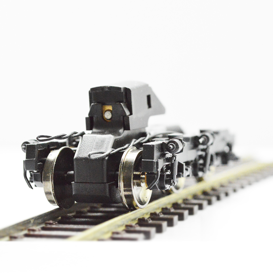Running Gear Train - Model Train Powered Bogie Assembly Metal