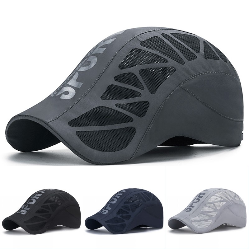 Running Cap Mesh - Summer Quick Dry Breathable Mesh Running
