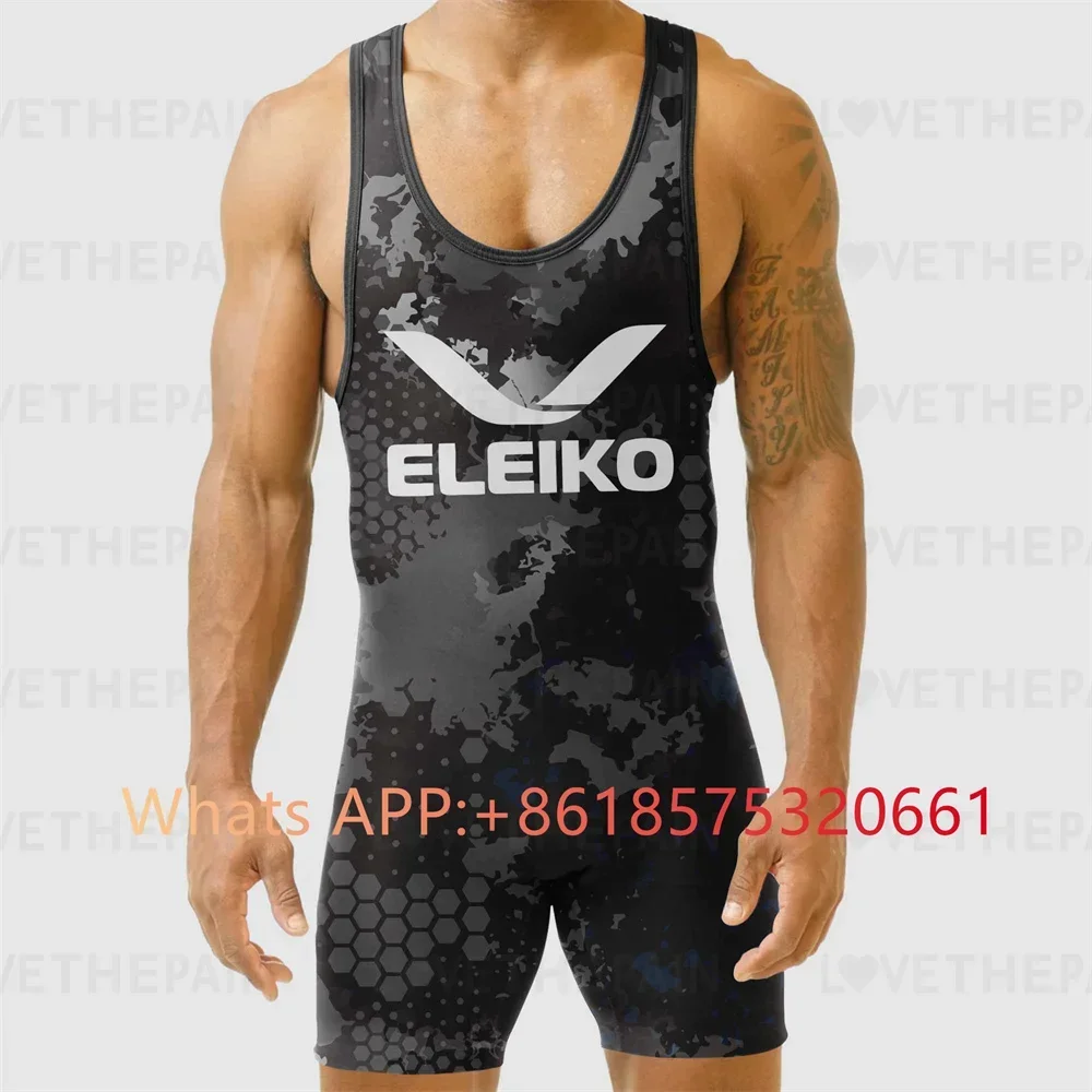 ELEIKO Mens Wrestling Singlet  - Running Gear Train review and price