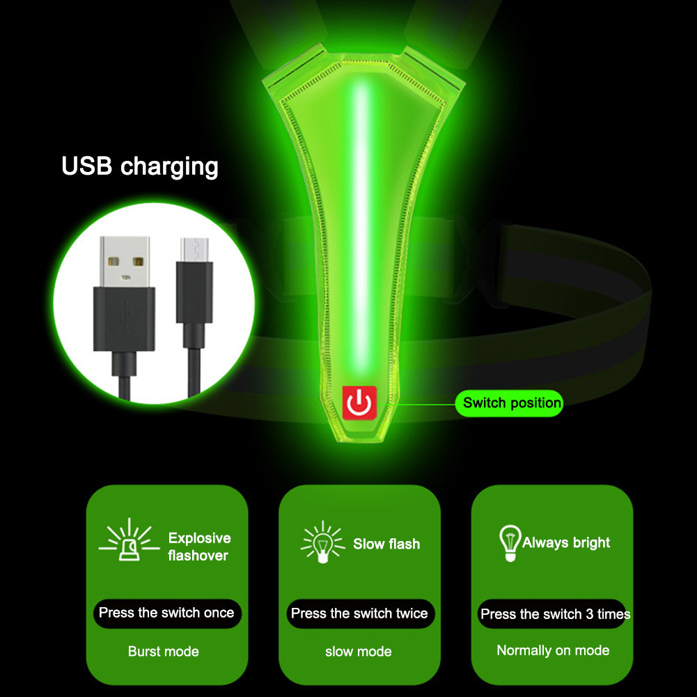 LED Running Vest USB Rechargea - Reflective Running Jacket review and price