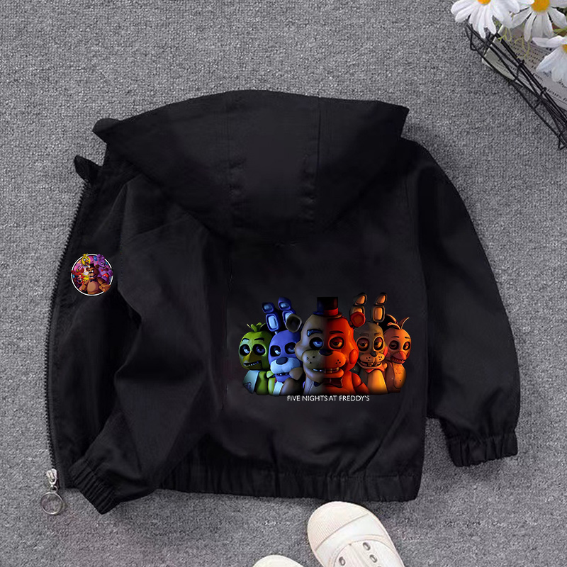 Fnafs Hooded Jacket Boys Girls - Running Gear Kids review and price