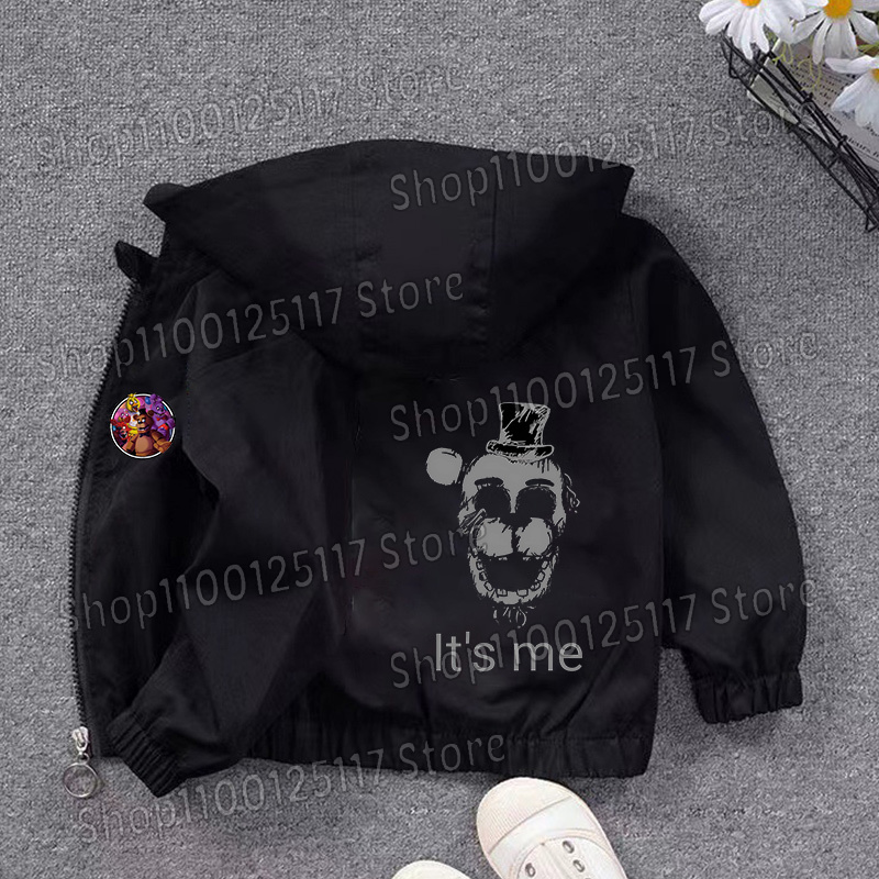 Fnafs Hooded Jacket Boys Girls - Running Gear Kids review and price