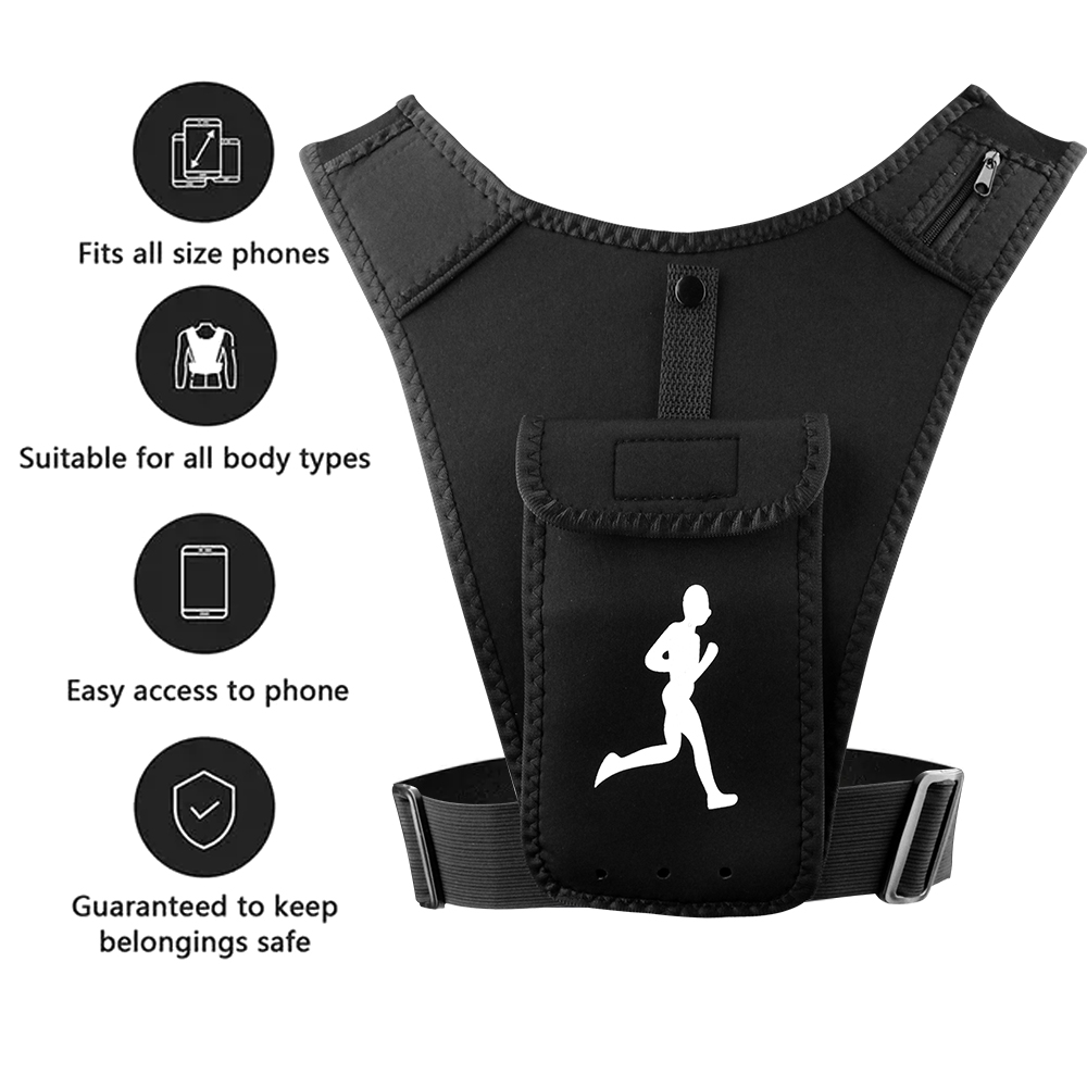 Adjustable Running Vest Phone  - Running Gear Train review and price