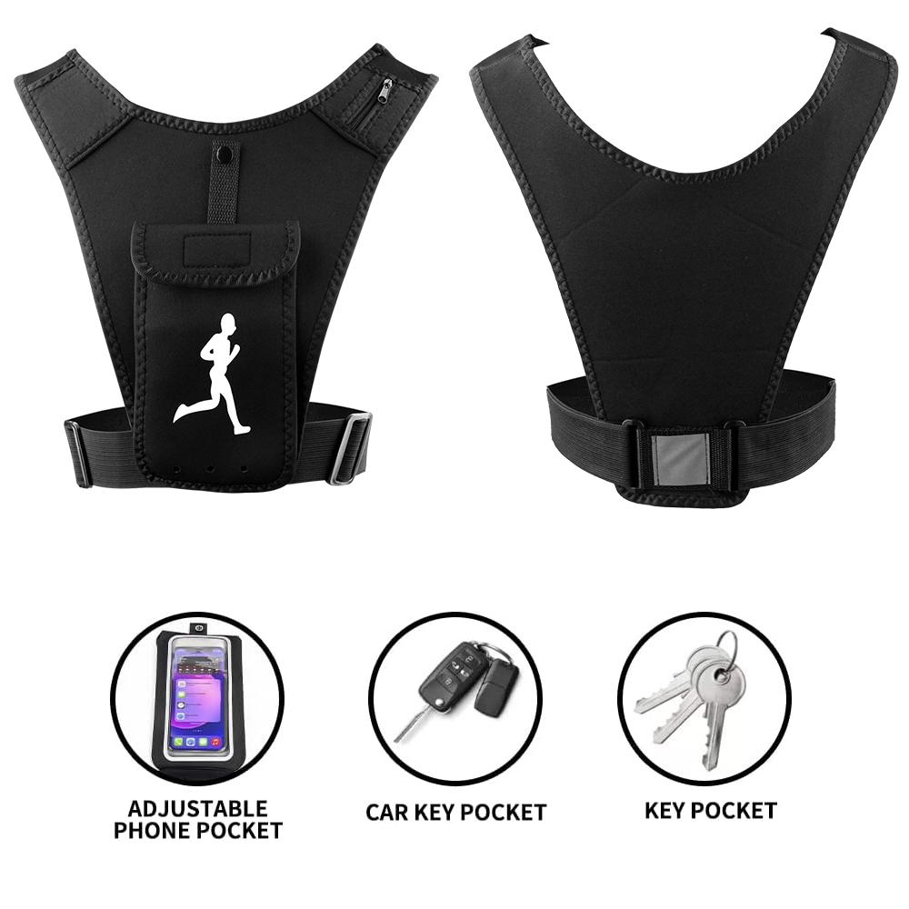 Adjustable Running Vest Phone  - Running Gear Train review and price