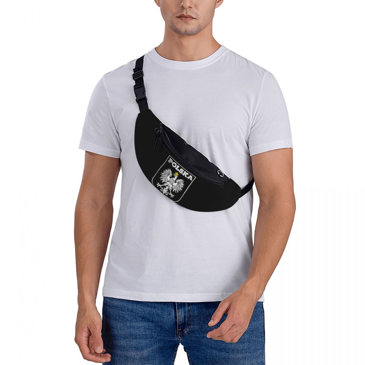 Crossbody Waist Bag Polska Log - Running Gear Bag For Men review and price