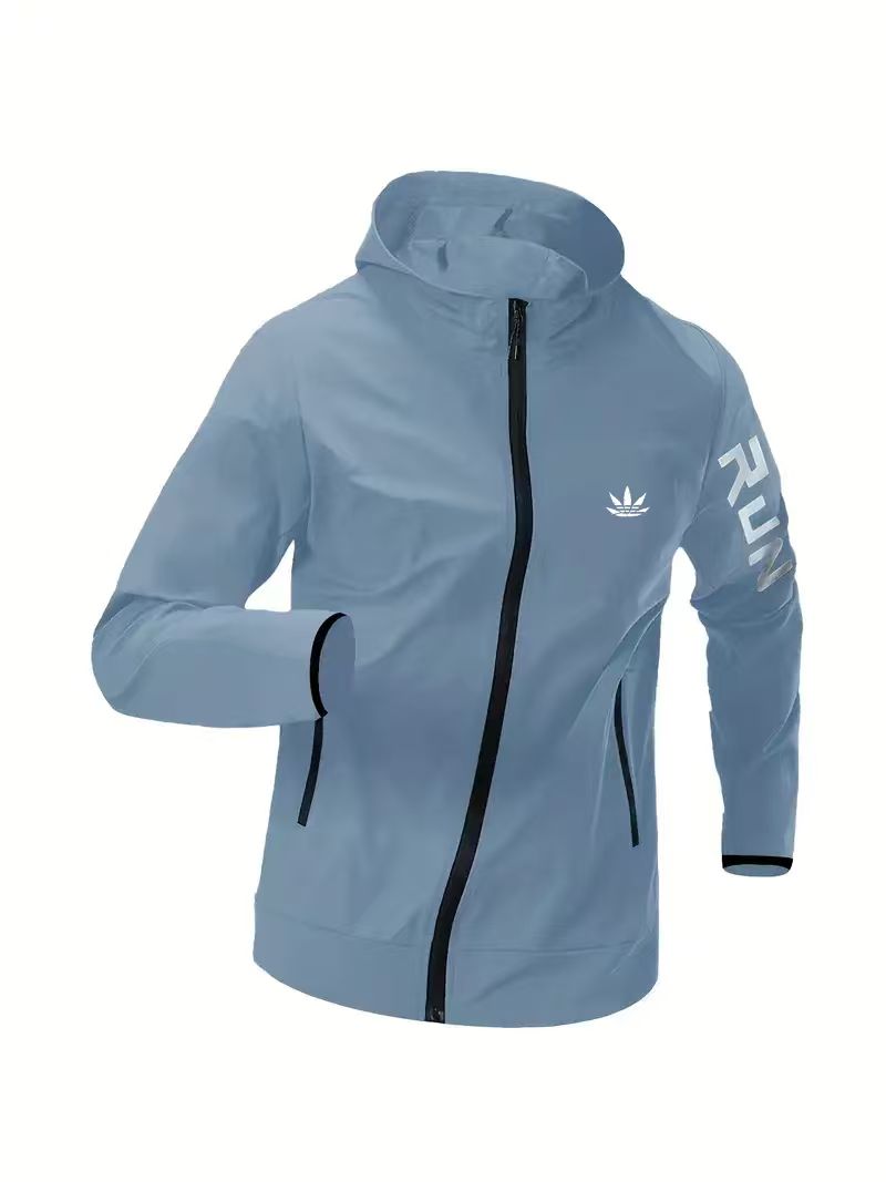 Mens Run Hooded Windbreaker Ja - Reflective Running Jacket review and price