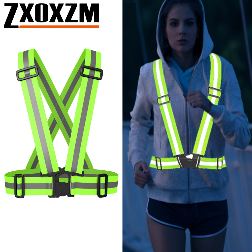 1Pcs Night Running Vest High V - Reflective Running Jacket review and price