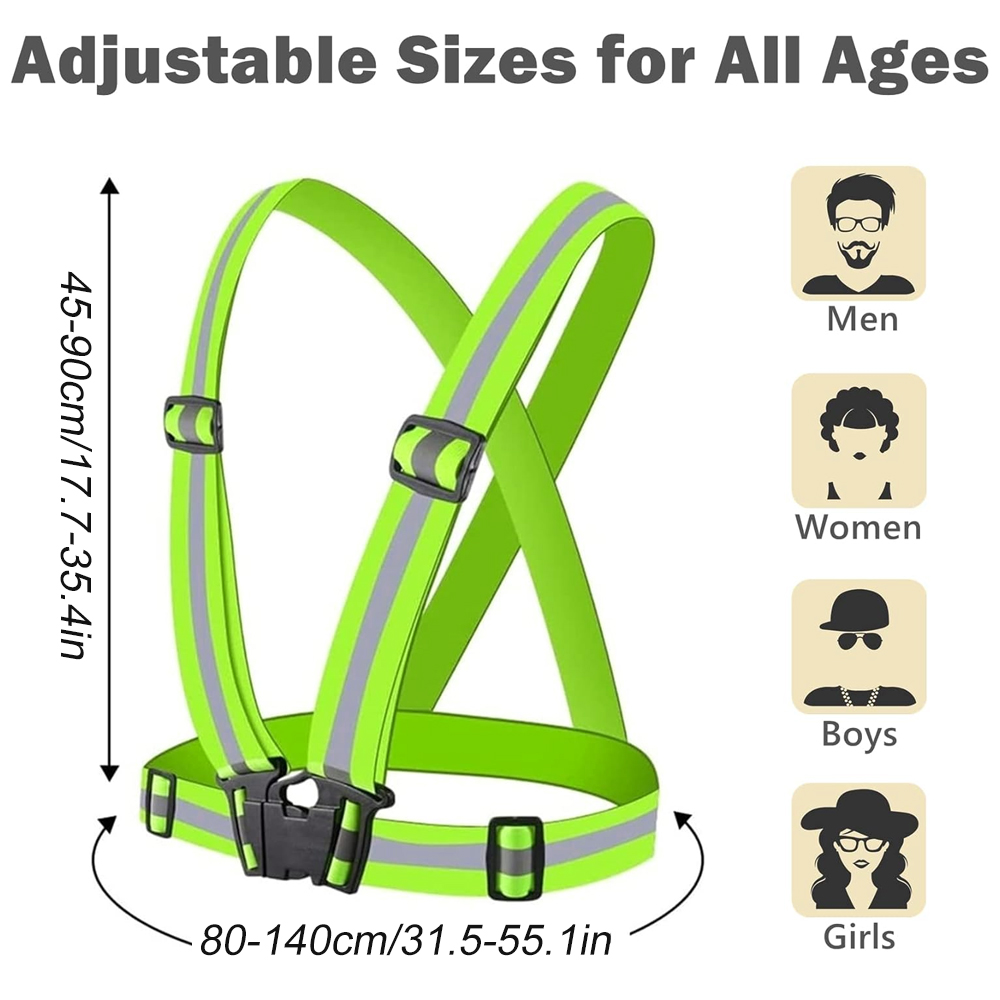 1Pcs Night Running Vest High V - Reflective Running Jacket review and price