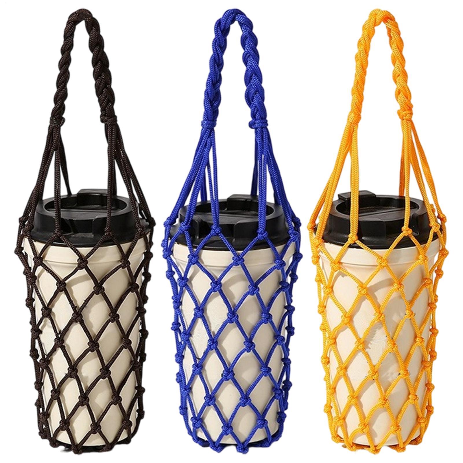 1pcs Water Bottle Bag Crochet  - Running Cap Mesh review and price