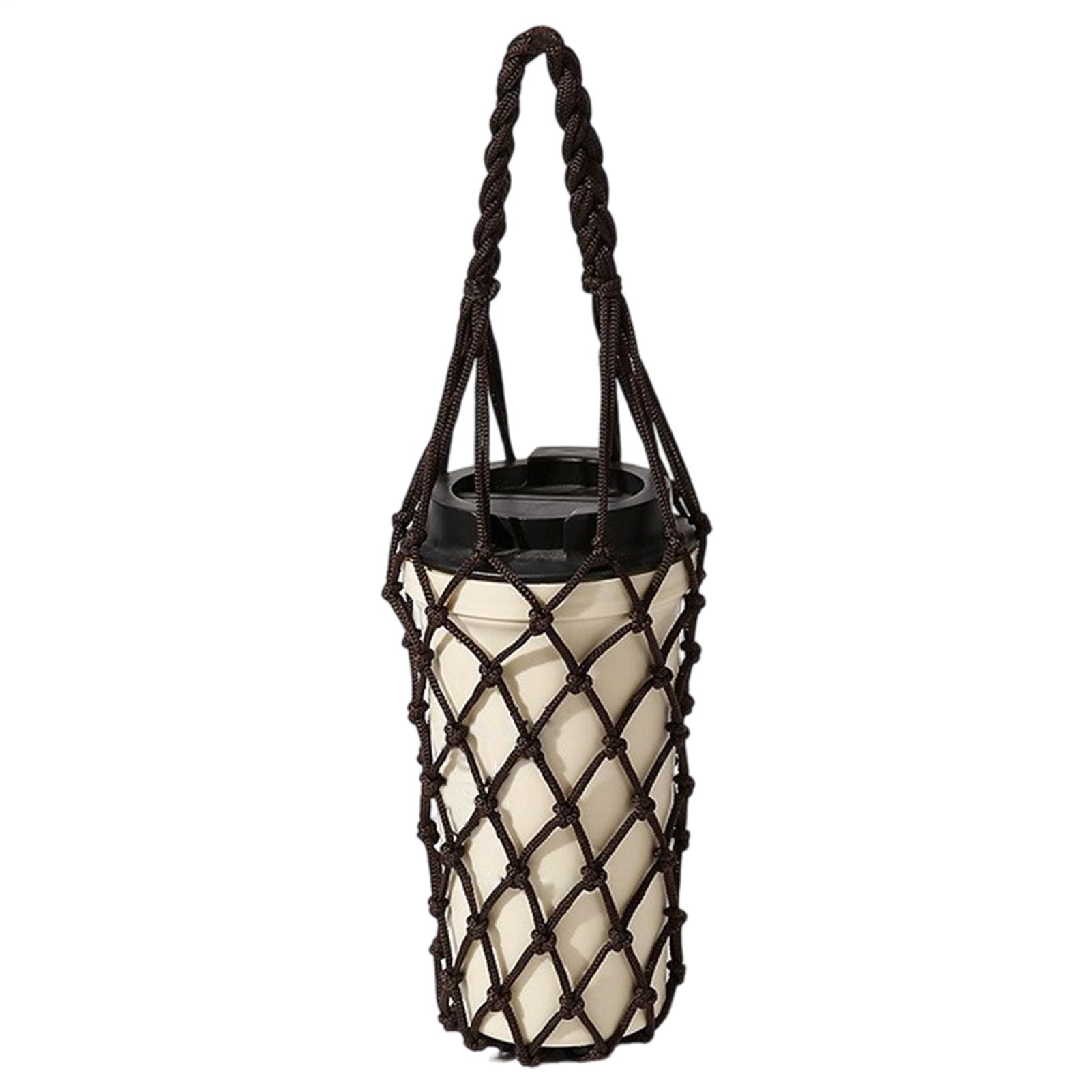 1pcs Water Bottle Bag Crochet  - Running Cap Mesh review and price