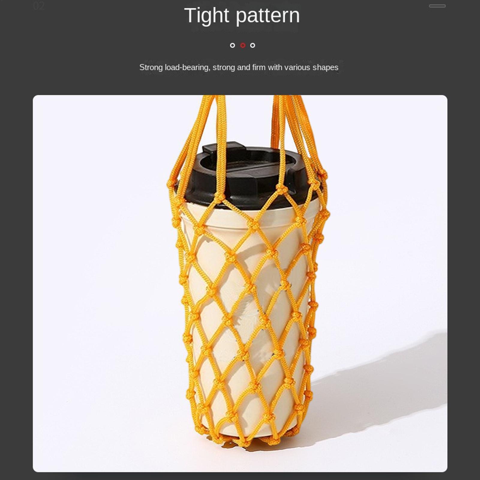 1pcs Water Bottle Bag Crochet  - Running Cap Mesh review and price