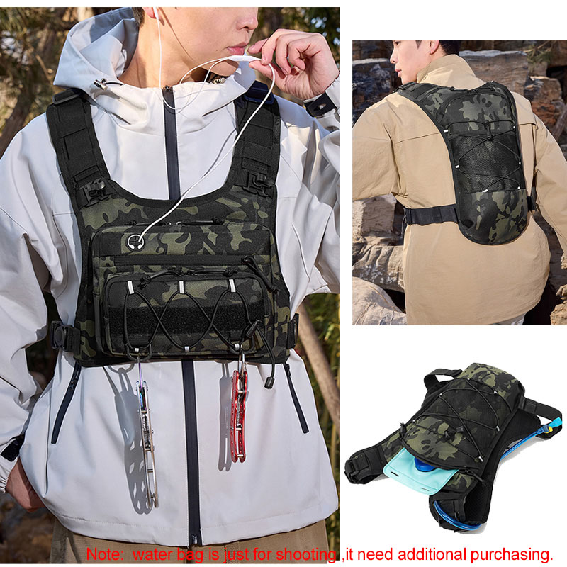 Tactical Bag Front Chest Rig V - Reflective Running Jacket review and price