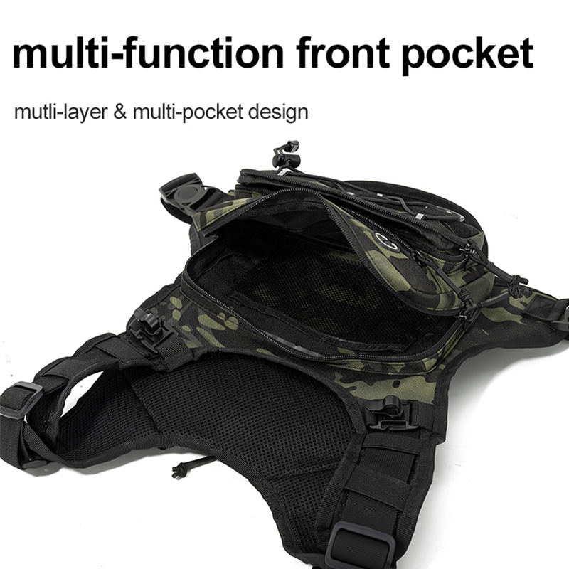 Tactical Bag Front Chest Rig V - Reflective Running Jacket review and price