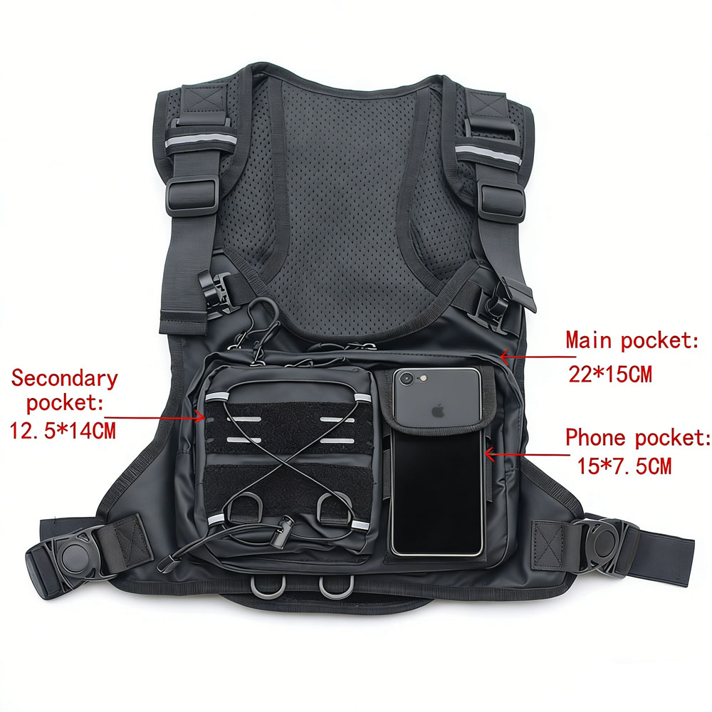 Tactical Vest Chest Bag with 2 - Running Gear Bag For Men review and price